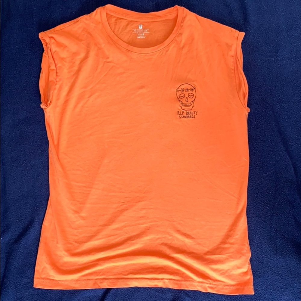 Orange Wide Tank Top
